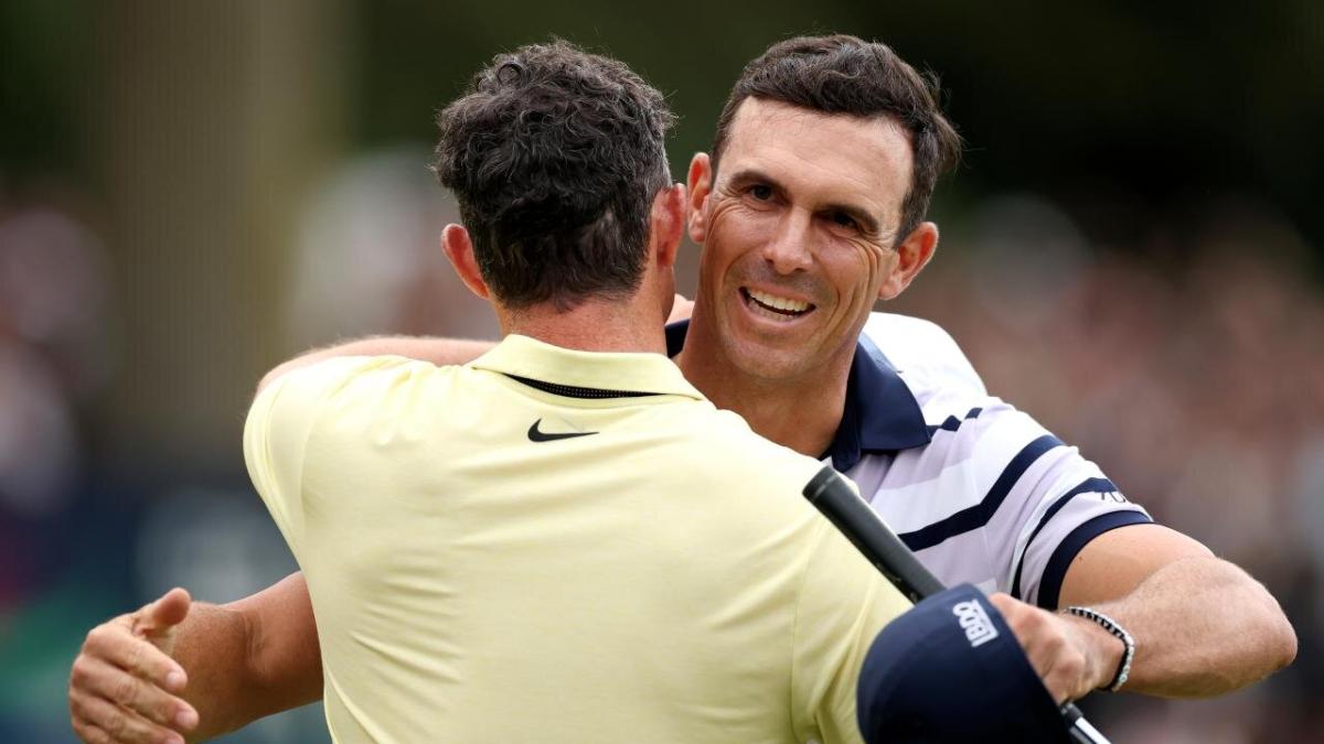 Golfers Billy Horschel and Rory McIlroy